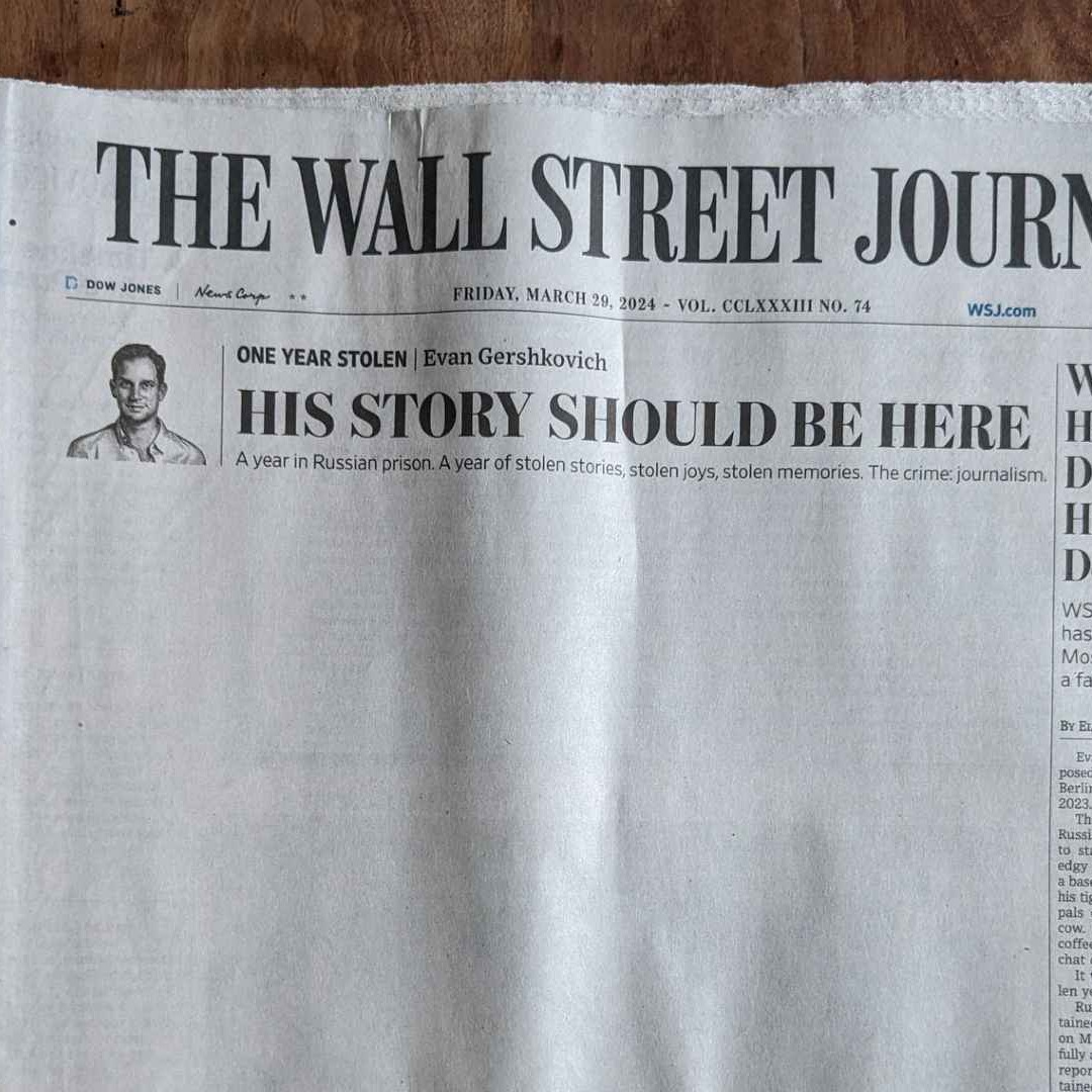 Portada The Wall Street Journal