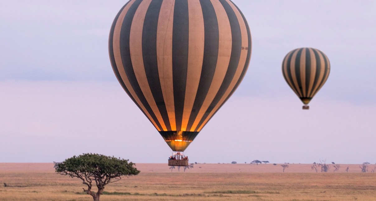 globos aerostáticos en tanzania