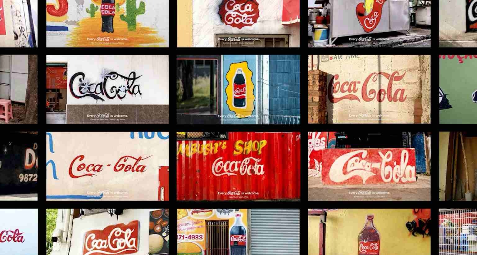 Imágenes de la campaña Every Coca-Cola is welcom