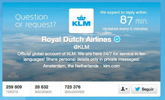 Twitter-KLM