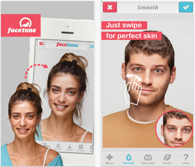 Las aplicaciones que mejoran la experiencia selfie-aplicaciones-selfies-facetune