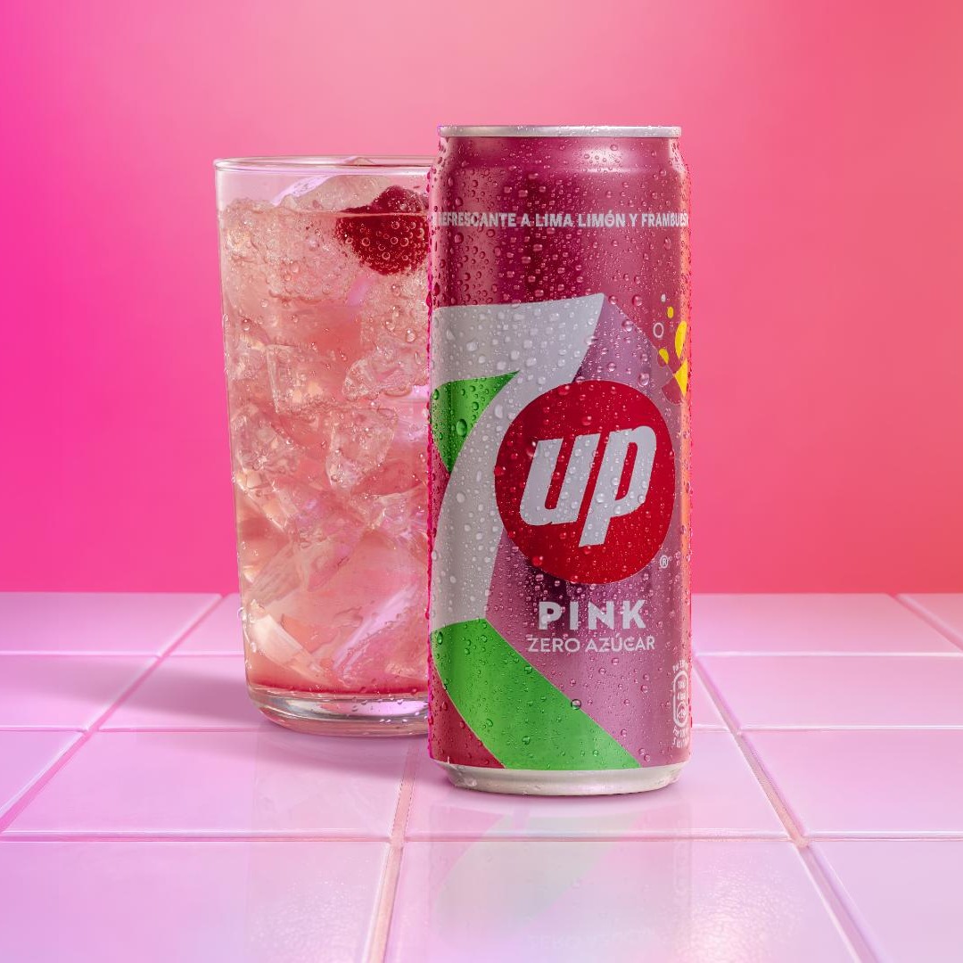 Lata de 7Up Pink