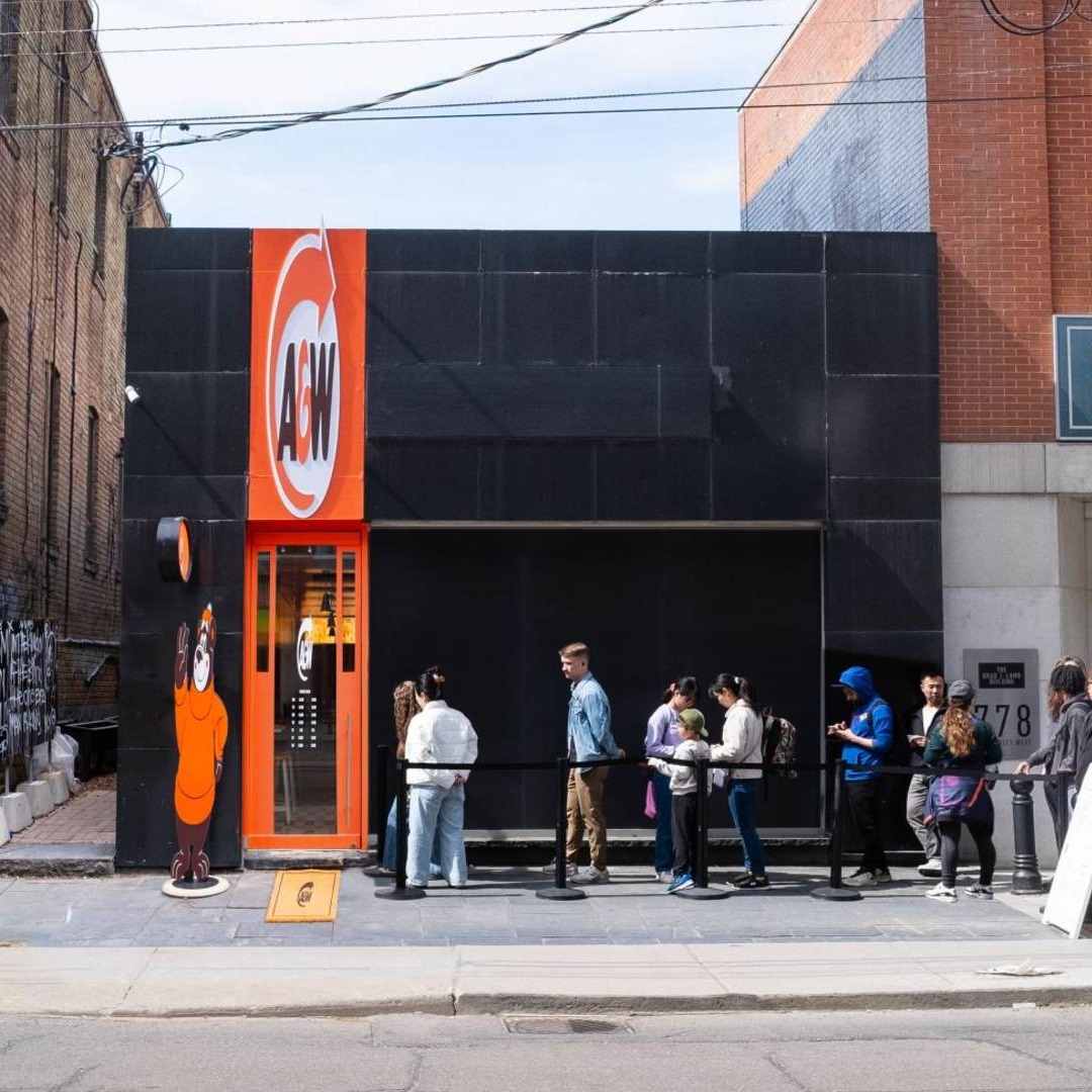 Local comprimido de A&W Canadá