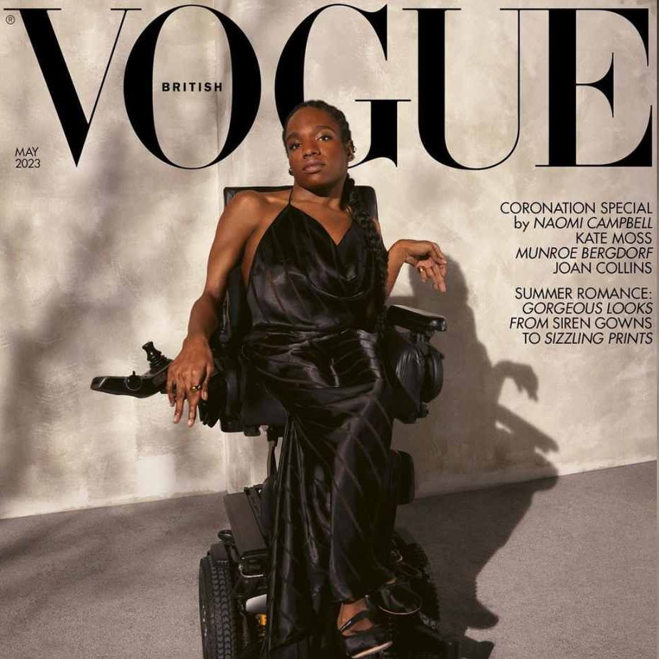 La edición británica de Vogue visibiliza el talento con discapacidad en su número de mayo en un llamamiento a la inclusividad