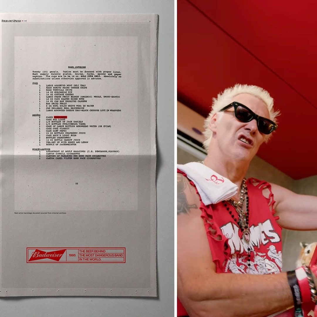 Budweiser reivindica su conexión con la industria musical como cerveza favorita de las estrellas del rock Cantantes del Lollapalloza Brasil interactuando con Budweiser
