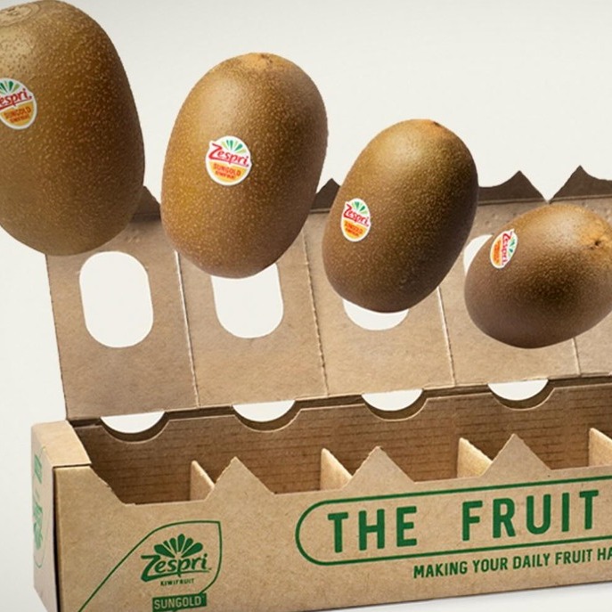 caja de 7 kiwis zespri a modo píldora