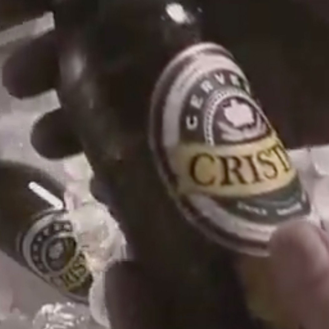 Imagen de un anuncio de Cerveza Cristal