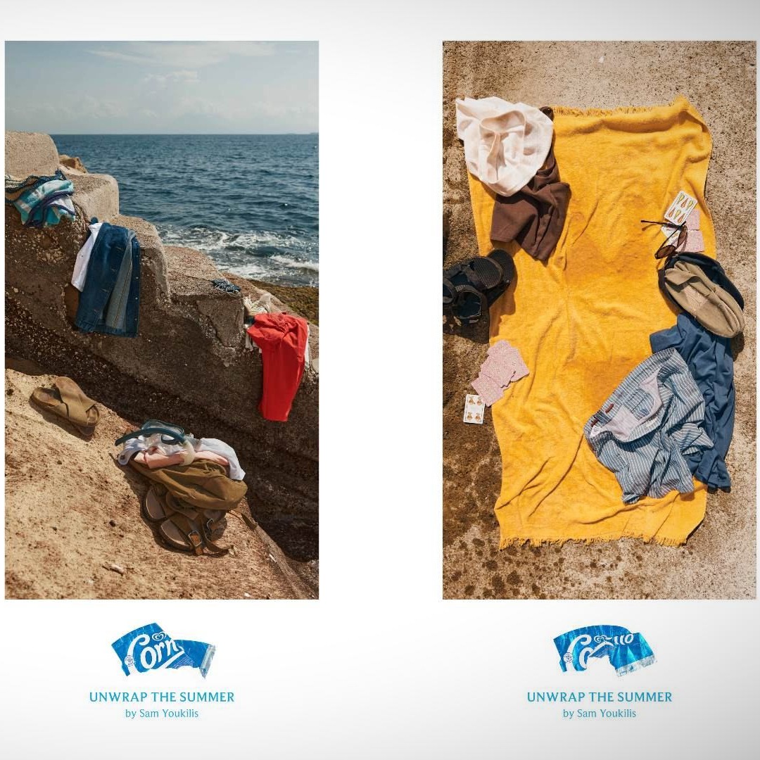 Fotografías de una campaña de Cornetto