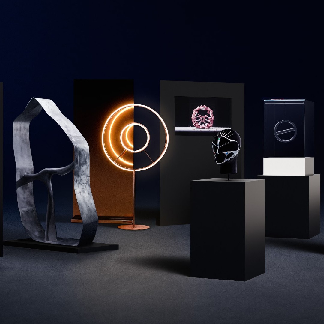 Obras que componen la exposición de arte de Cupra