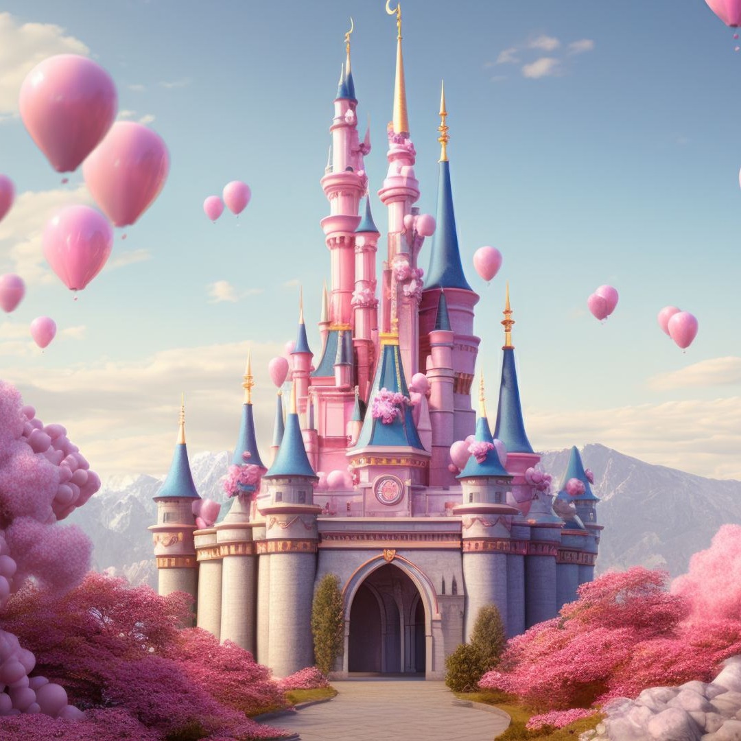 Disney y Universal demandan a Midjourney por infracción de derechos de autor Castillo de Disney creado con inteligencia artificial