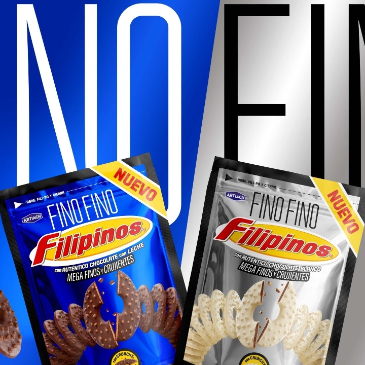 Los paquetes del nuevo producto Fino Fino de Filipinos