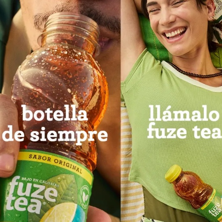Imágenes de la botella de Fuze Tea