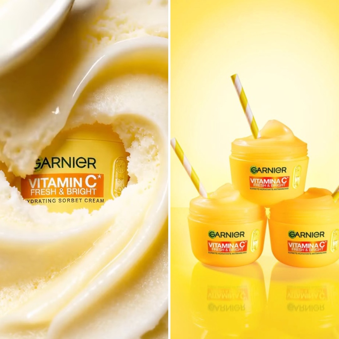Videos de Garnier sobre su crema sorbete