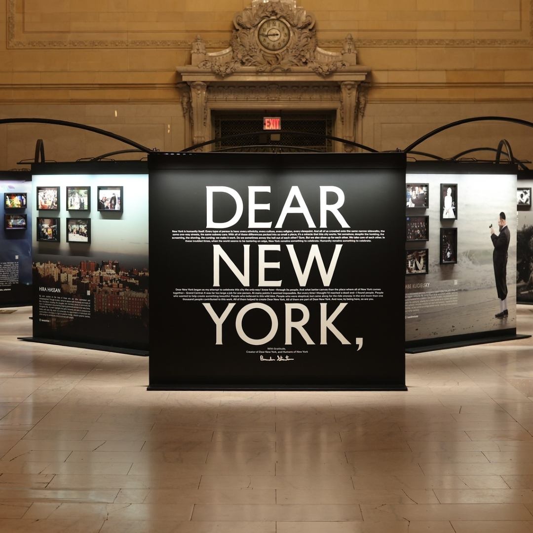 Exposición artística en la estación central de Nueva York