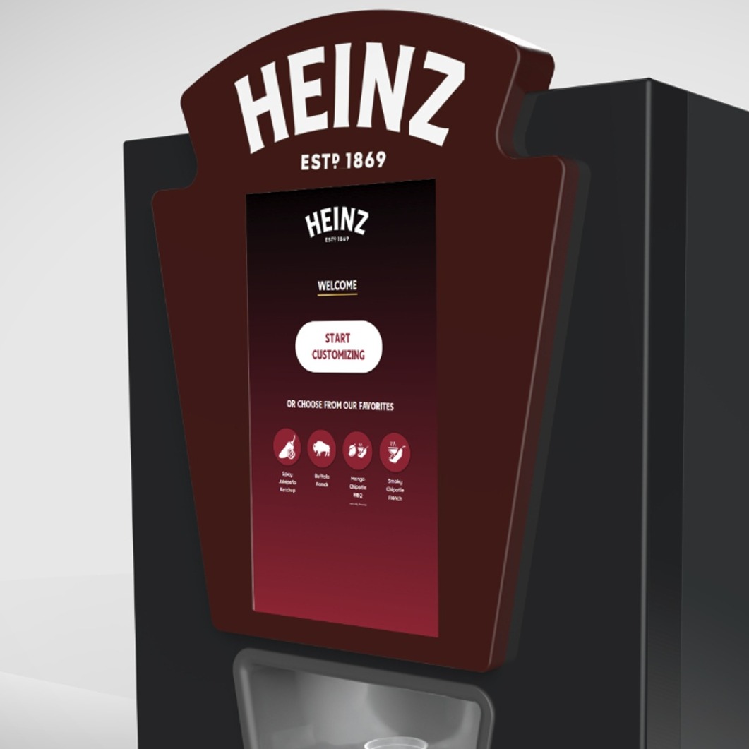 Hien presenta una máquina dispensadora de salsas que permite personalizar las recetas Heinz Remix