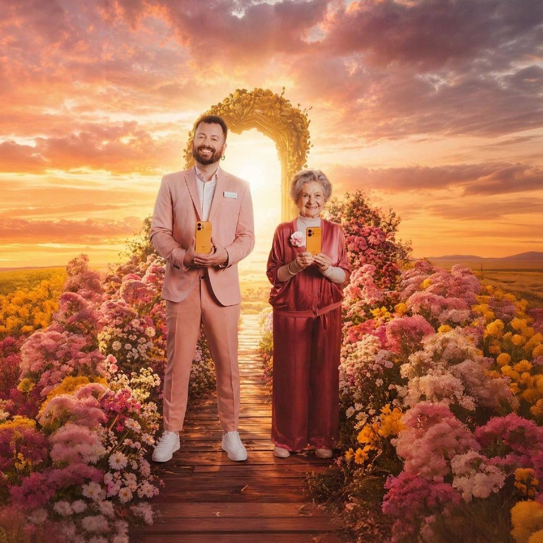 Abuela de Dragones y Xurxo Carreño en la campaña de Honor