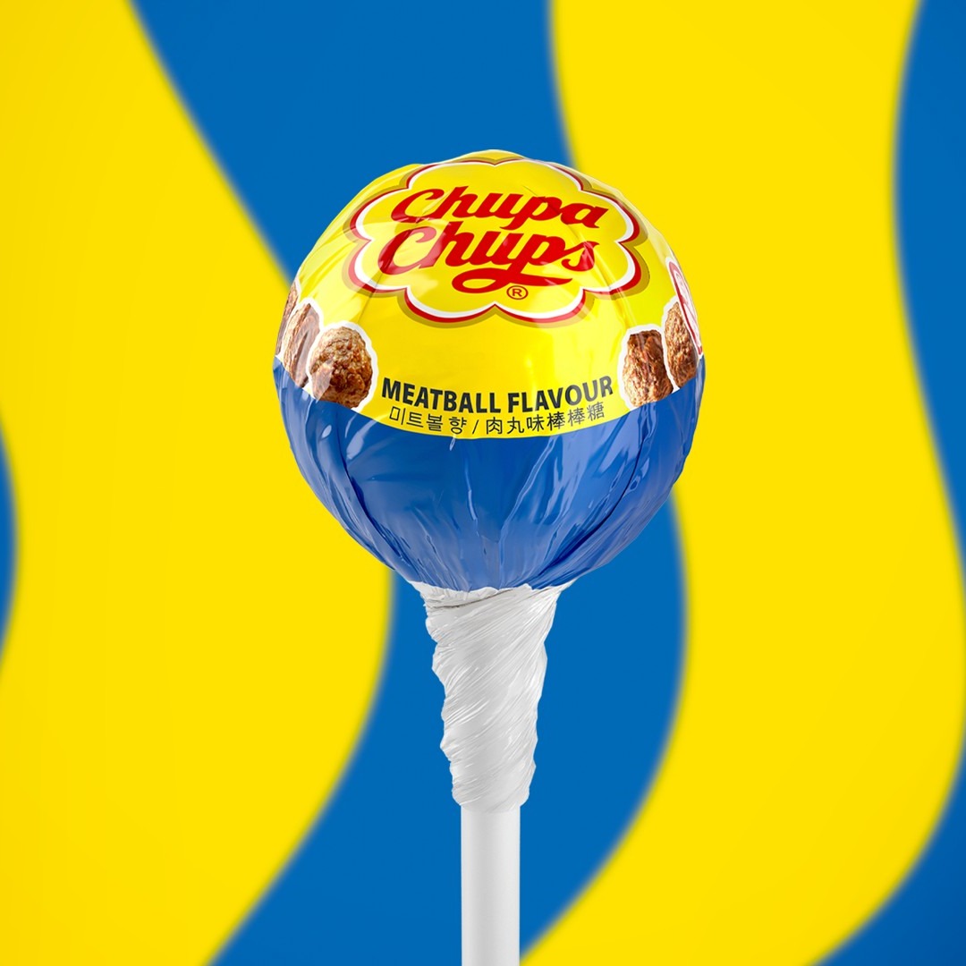 Chupa Chups sabor albóndiga