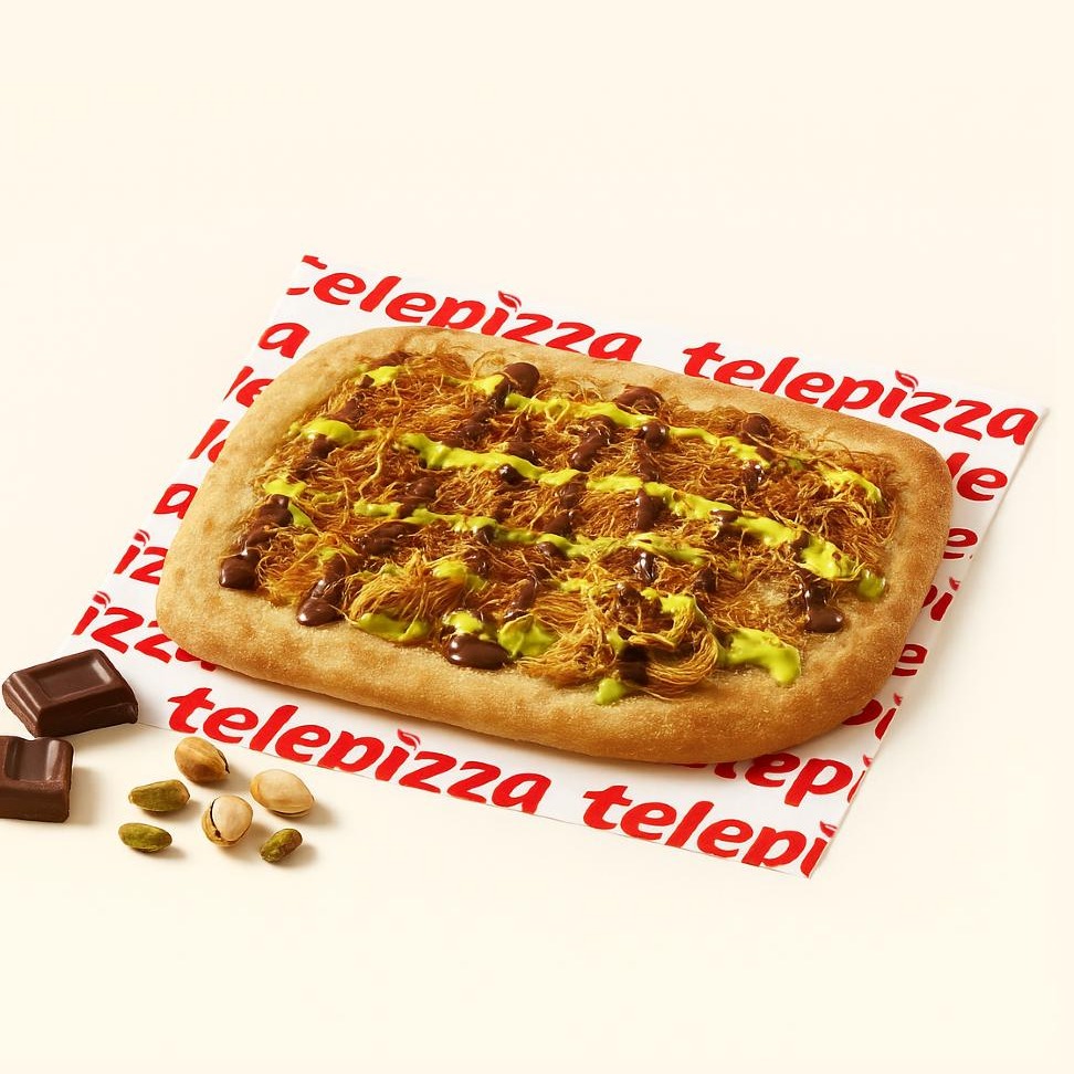 Pizza de chocolate del Telepizza