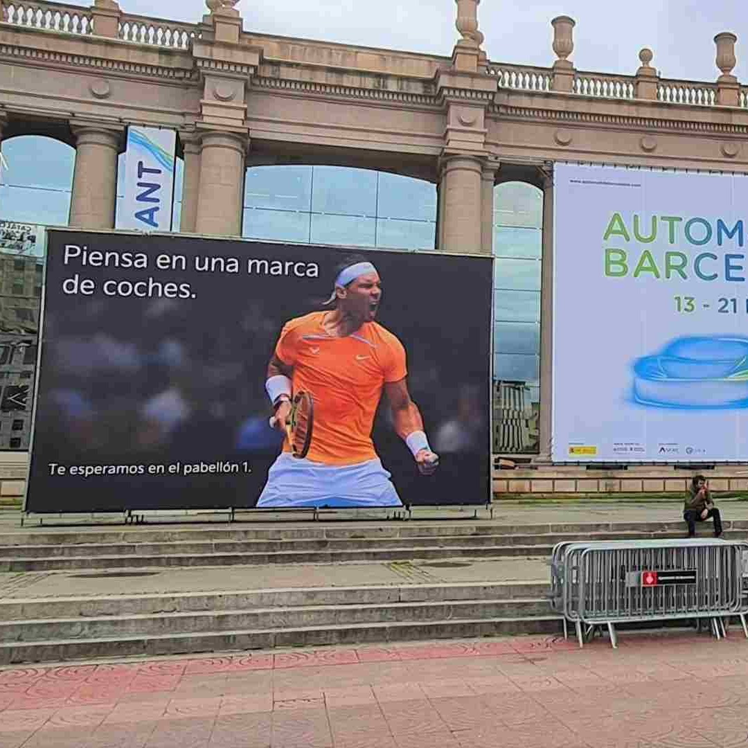 Kia ha confiado en sus casi 20 años de asociación con Rafa Nadal para promocionarse en el Salón del Automóvil de Barce Kia ha confiado en sus casi 20 años de asociación con Rafa Nadal para promocionarse en el Salón del Automóvil de Barce
