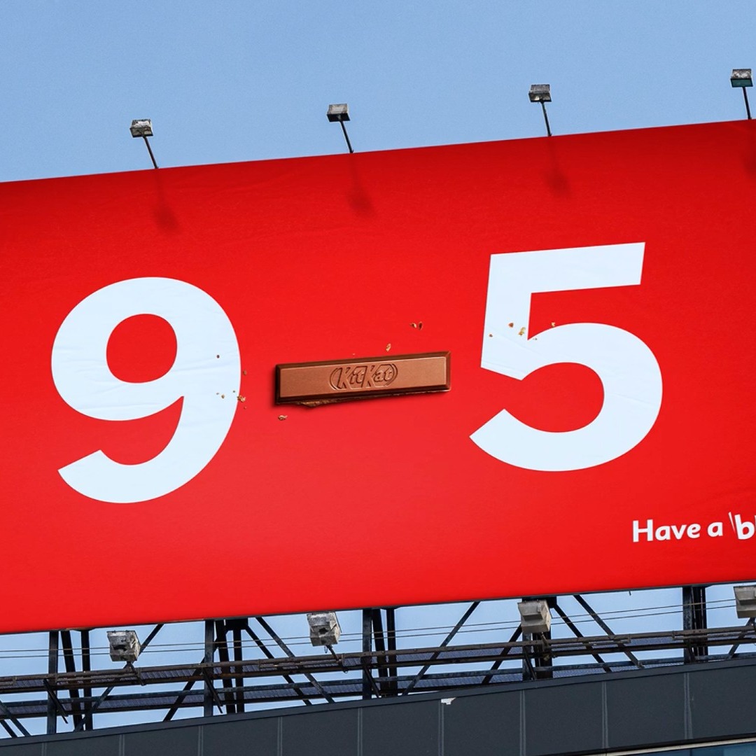 Gráfica publicitaria de KitKat