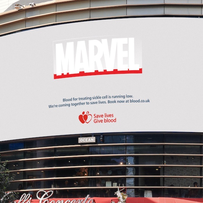 El logo de Marvel sin su rojo característico