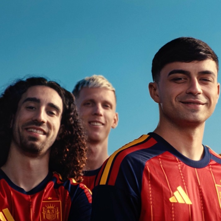 Jugadores de la Selección en un plano medio