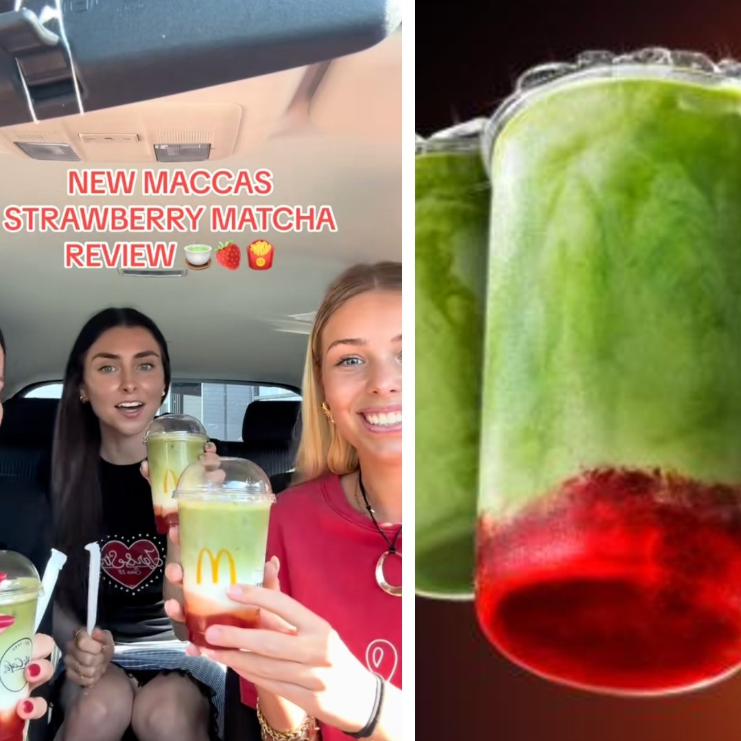 TikToks de consumidores australianos bebiendo bebida de matcha de McDonald's