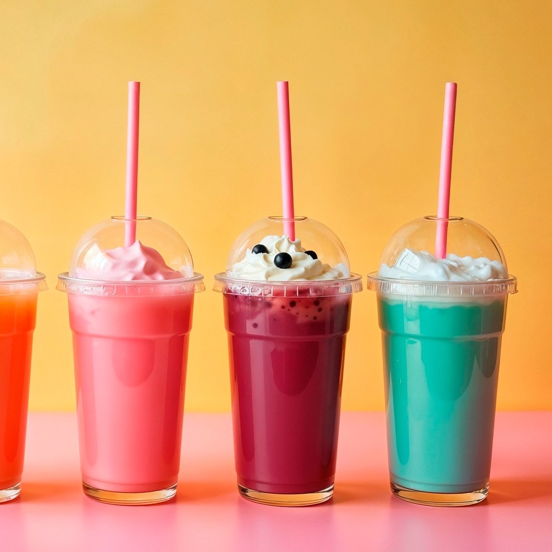 Refrescos y bebidas de colores