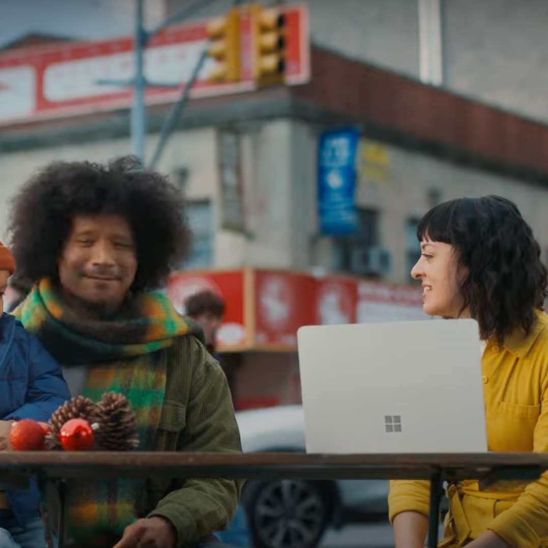 Anuncio de Navidad de Microsoft