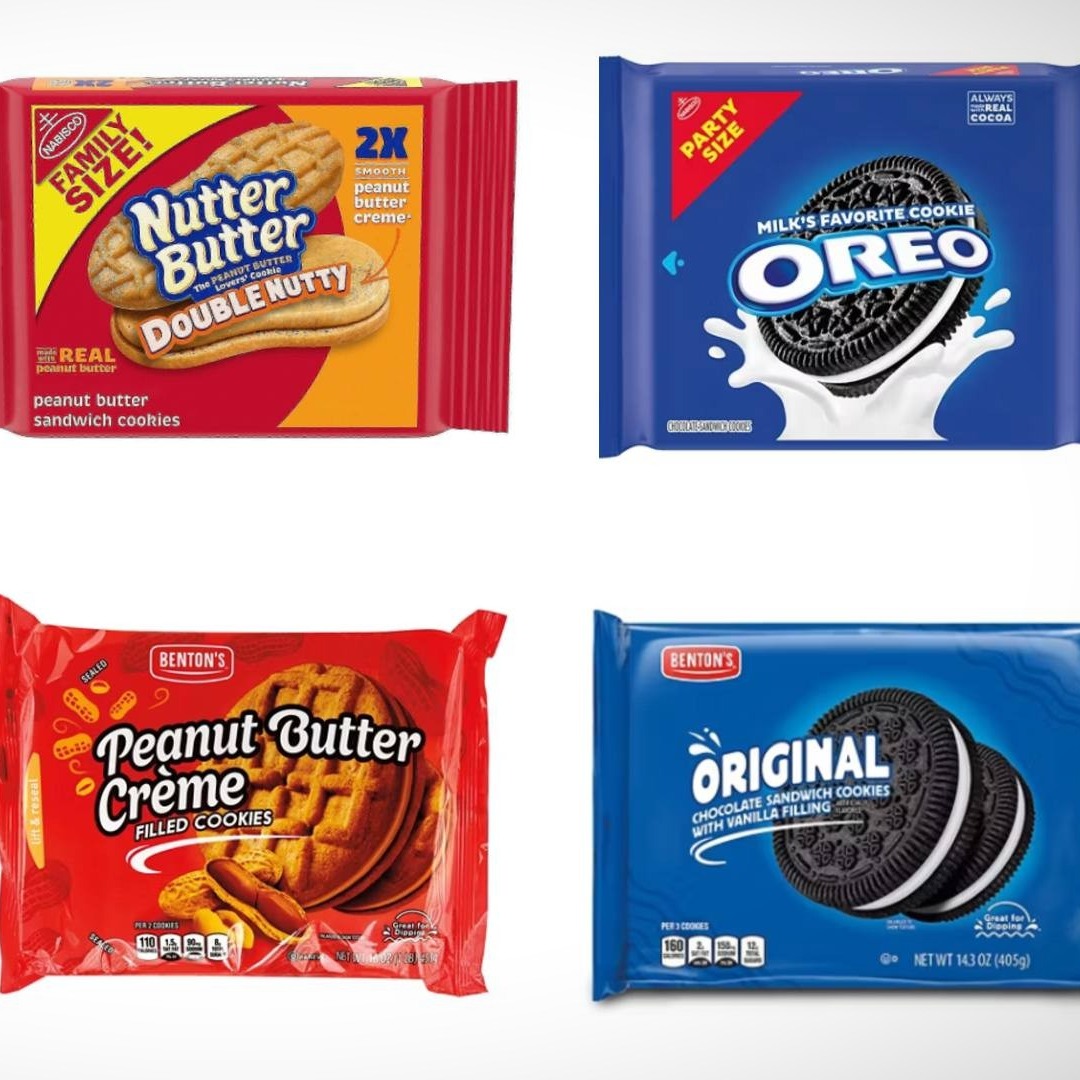Packaging de Chips Ahoy y Oreo y las versiones de Aldi
