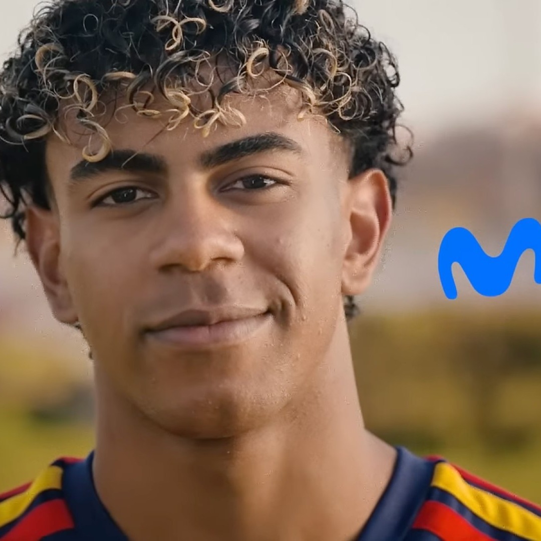 Lamine Yamal en un anuncio de Movistar