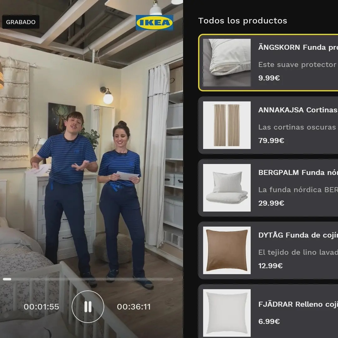 ‘Ikea en directo’, la experiencia de live shopping de Ikea, se integra en Movistar Plus+