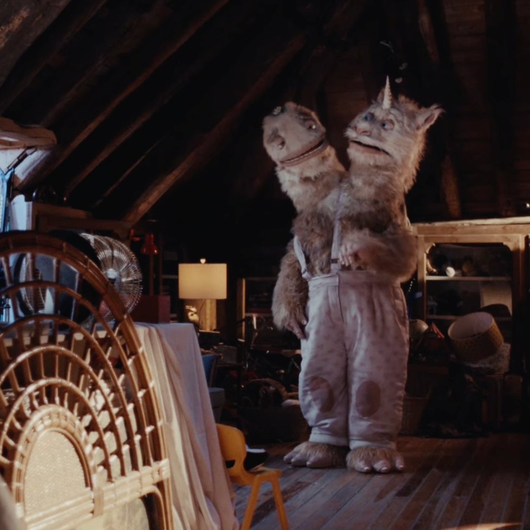 Criatura de dos cabezas Nano y Choco, del cortometraje de la Fundación PorqueViven