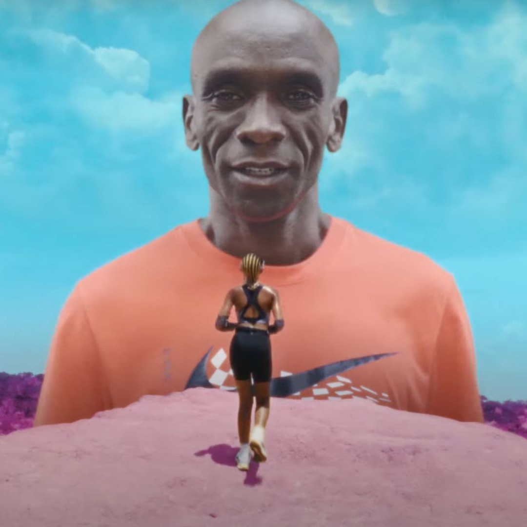 Nike captura la filosofía del corredor Eliud Kipchoge en un colorido y futurista anuncio Eliud Kipchoge en un anuncio de Nike