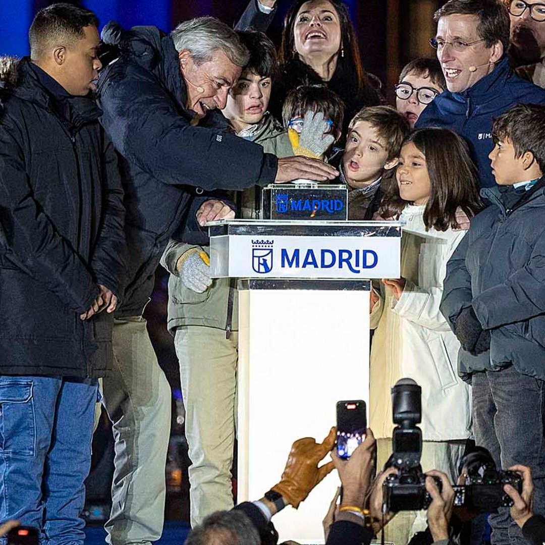 Acto de encendido de luces de Navidad en Madrid 2025