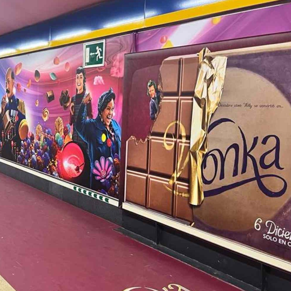 Aroma de chocolate en el metro para anunciar el estreno de “Wonka” Olor Chocolate Metro Callao Wonka