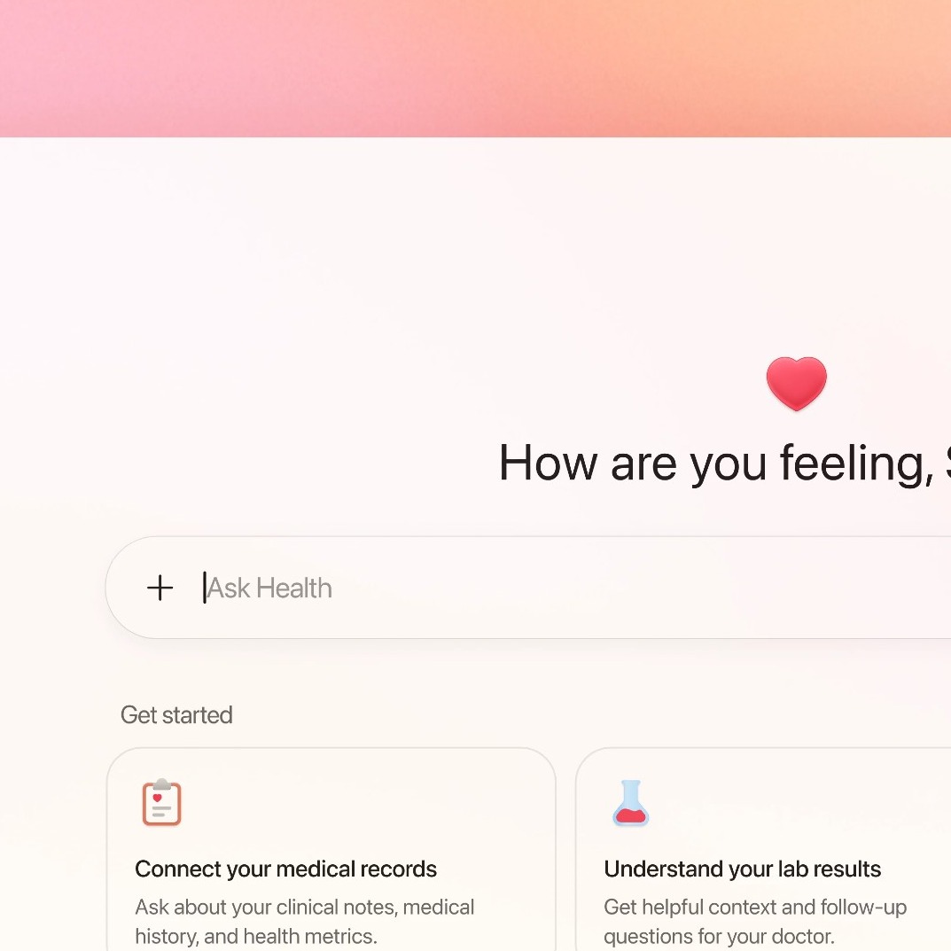 Interfaz de ChatGPT Salud