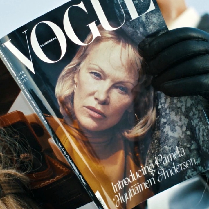 La portada de la revista Vogue con la cara de Pamela Anderson