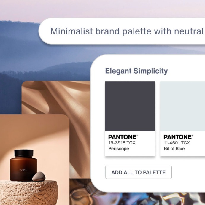 El prompt de una paleta de colores