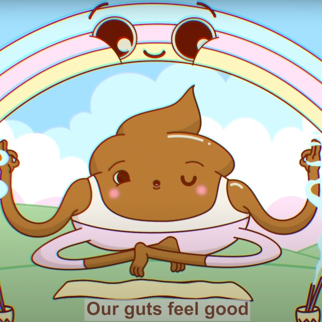 Ilustración de una caca en una campaña de Peta
