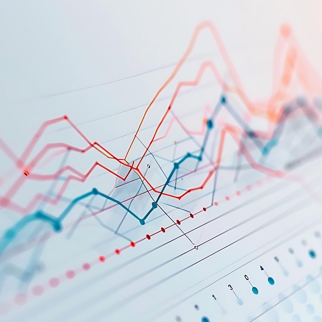 Gráfico digital de líneas