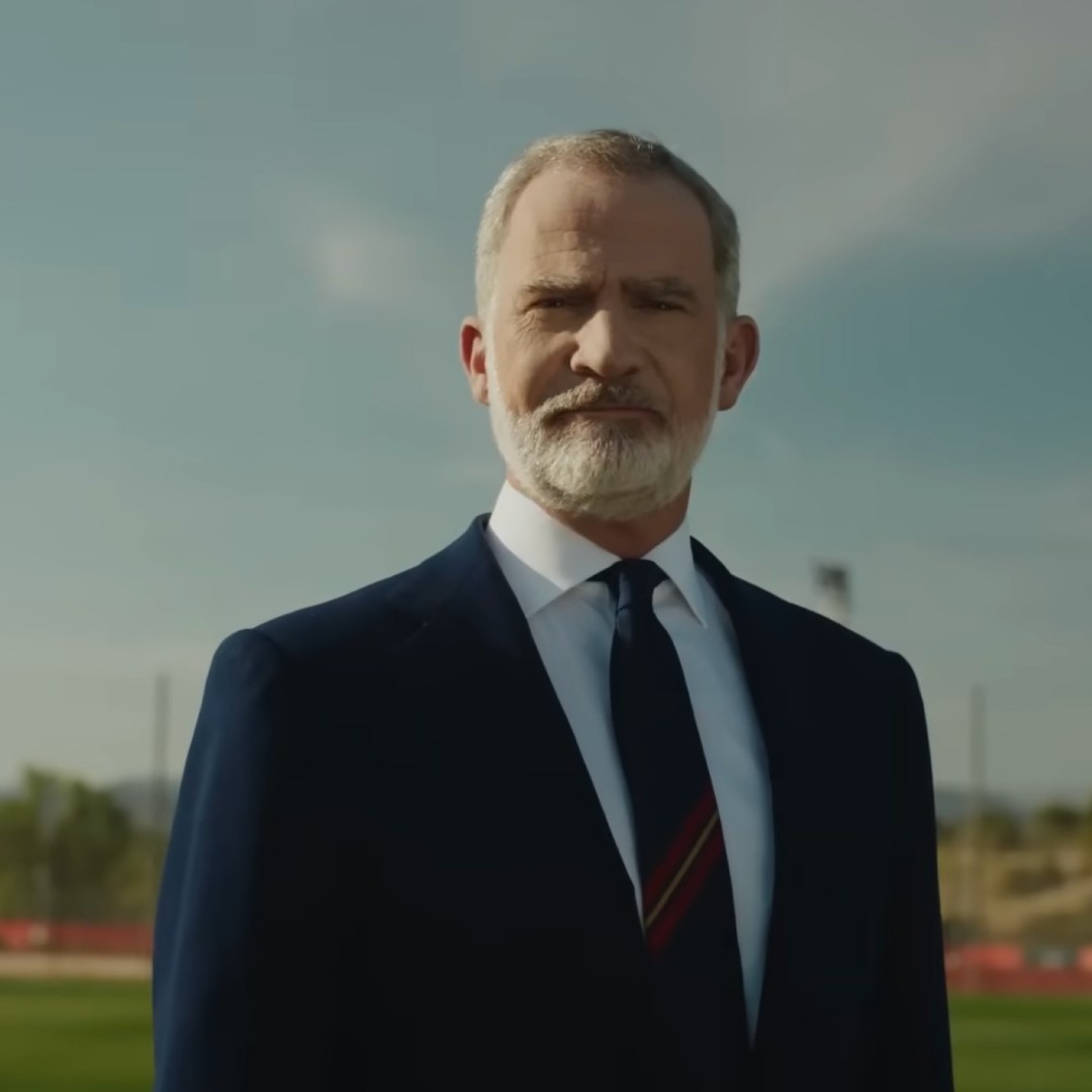Felipe VI en el anuncio de la convocatoria de la Selección