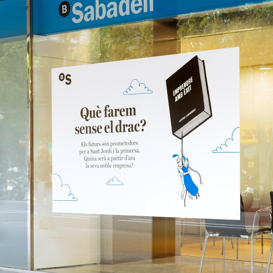 Campaña ¿Qué haremos sin el dragón? de Banco Sabadell