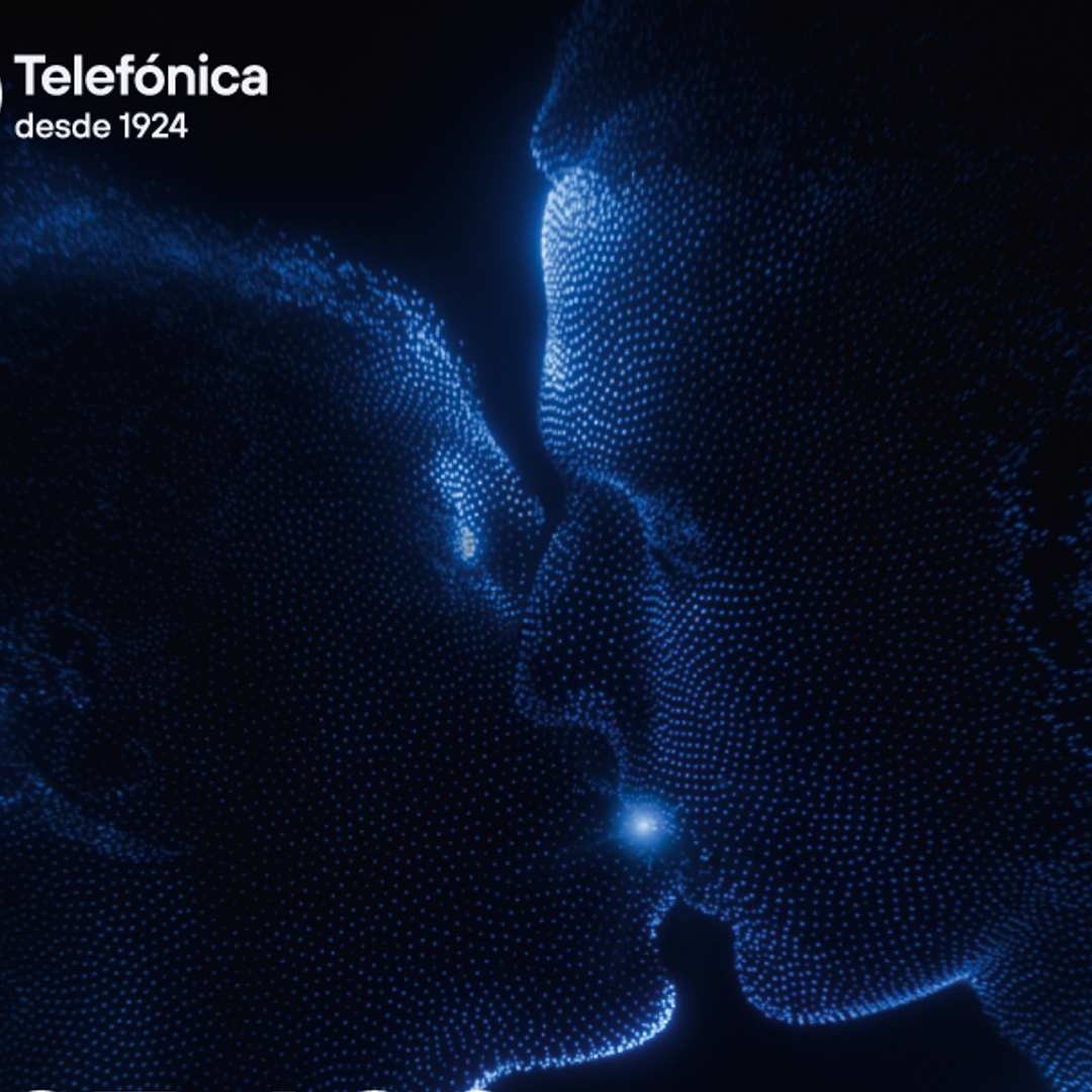 Pieza campaña "besos" telefónica