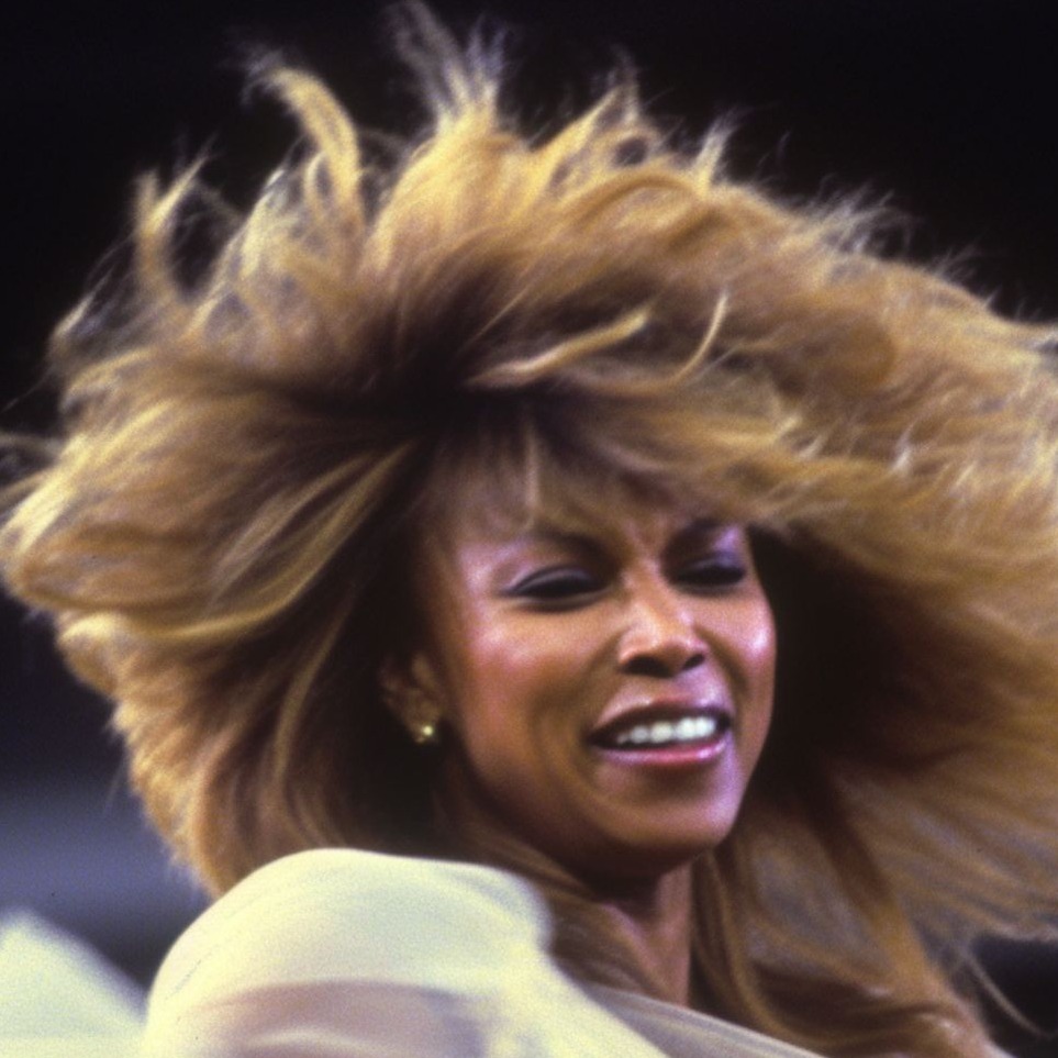 El carisma y la personalidad de Tina Turner cautivaron al público… y a las marcas Tina Turner IA