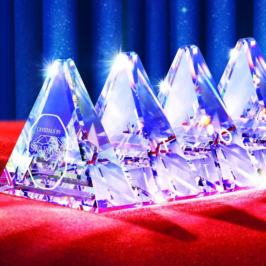 Tableta de Toblerone de cristal de Swarovski