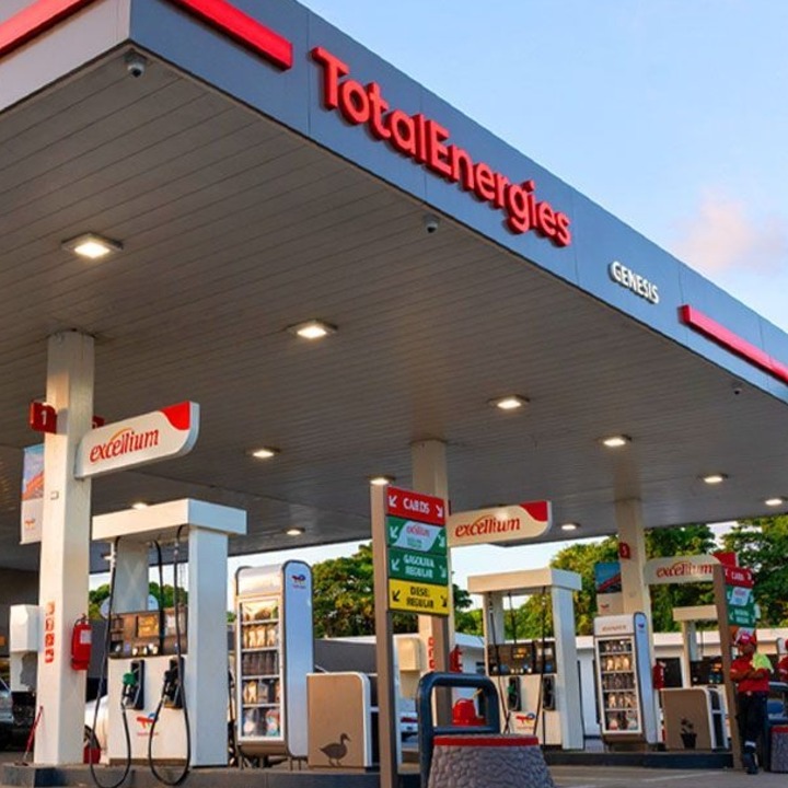 Una estación de servicio de Total Energies