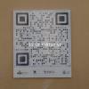 Código QR hecho con azulejos
