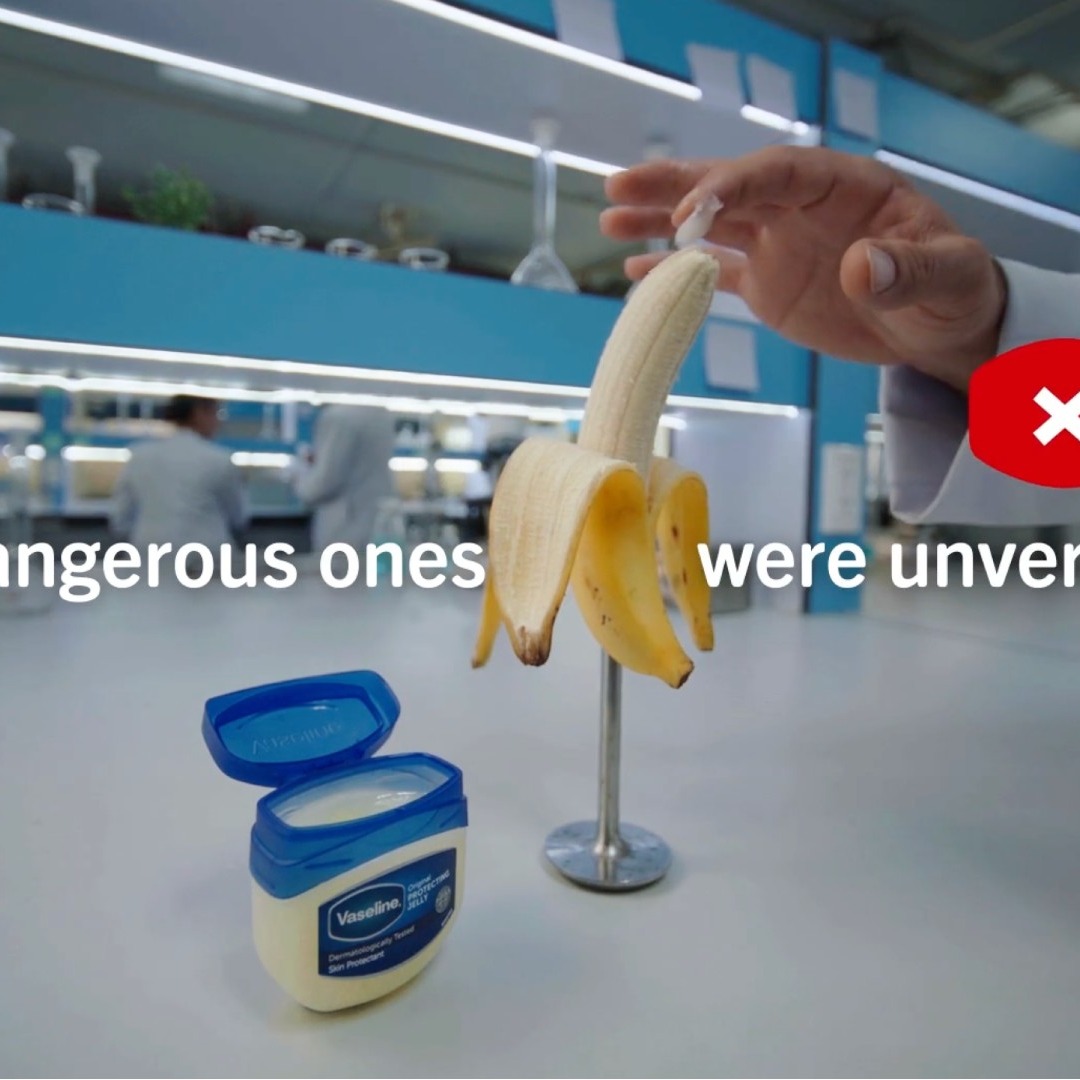Imagen de un laboratorio de Vaseline