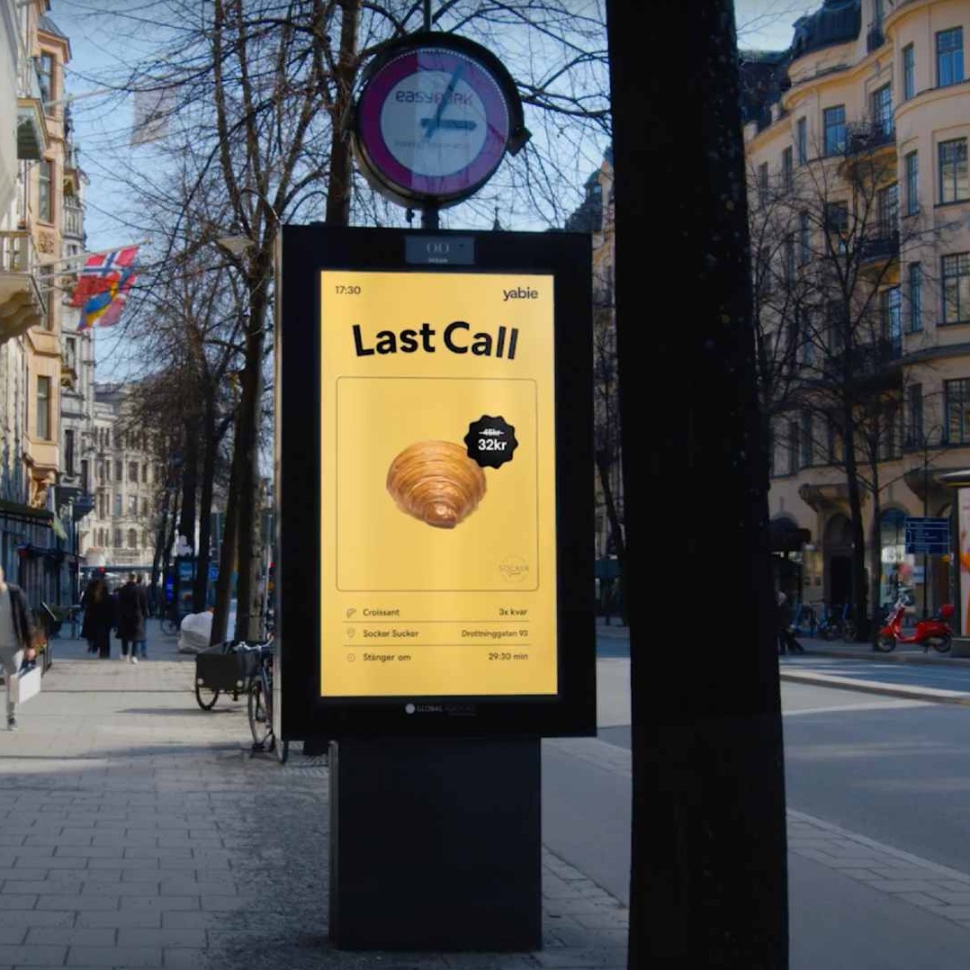 Así se ha utilizado la publicidad exterior en tiempo real para combatir el desperdicio de alimentos